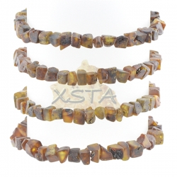 Raw Baltic amber bracelet